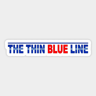 The Thin Blue Line Sticker